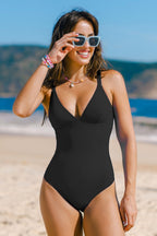 Alessa Sculpt V-Neck One Piece Avila Swim Swimwear Beachwear