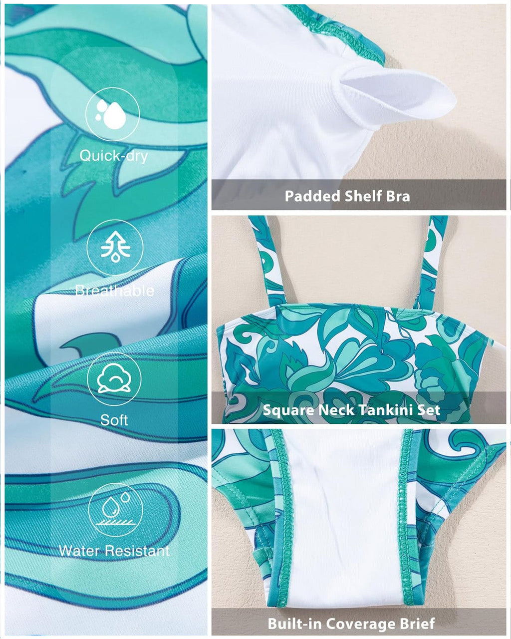 Cover Square Tankini Set Avila Swim Swimwear Beachwear