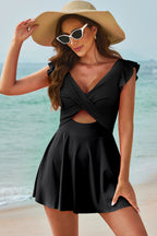 Elara Sculpt Tummy Control Swim Dress Avila Swim Swimwear Beachwear