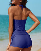 Elegant Two-Piece Tankini with Shorts Avila Swim Swimwear Beachwear