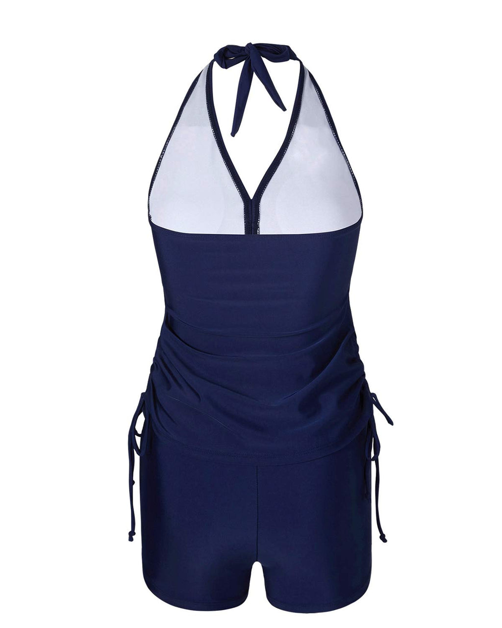 Elegant Two-Piece Tankini with Shorts