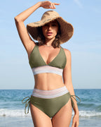 Flattering Deep V High-Waist Bikini Avila Swim Swimwear Beachwear