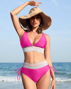 Flattering Deep V High-Waist Bikini Avila Swim Swimwear Beachwear