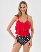 Flirty Ruffle Tankini Set Avila Swim Swimwear Beachwear