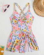 Floral Bloom Swim Dress Avila Swim Swimwear Beachwear