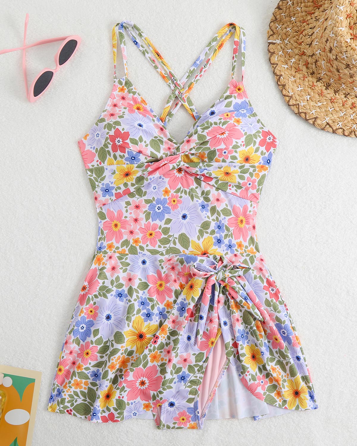Floral Bloom Swim Dress Avila Swim Swimwear Beachwear