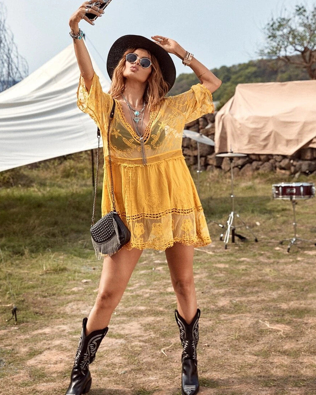 Floral Sheer Mesh Lace Beach Cover Up Dress Avila Swim Swimwear Beachwear