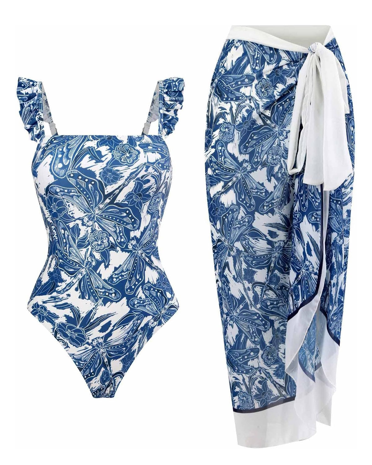 Modest Elegance Swimsuit Ensemble Dragonfly Avila Swim Swimwear Beachwear