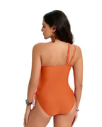 One-Shoulder Ruched Swimsuit Avila Swim Swimwear Beachwear