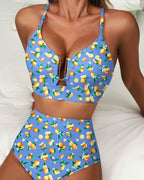 Paloma Sculpt U-Wire Printed Bikini Set Avila Swim Swimwear Beachwear
