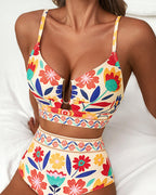 Paloma Sculpt U-Wire Printed Bikini Set Avila Swim Swimwear Beachwear