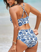 Paloma Sculpt U-Wire Printed Bikini Set Avila Swim Swimwear Beachwear