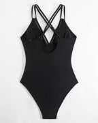 Solea Sculpt V-Neck One Piece Avila Swim Swimwear Beachwear