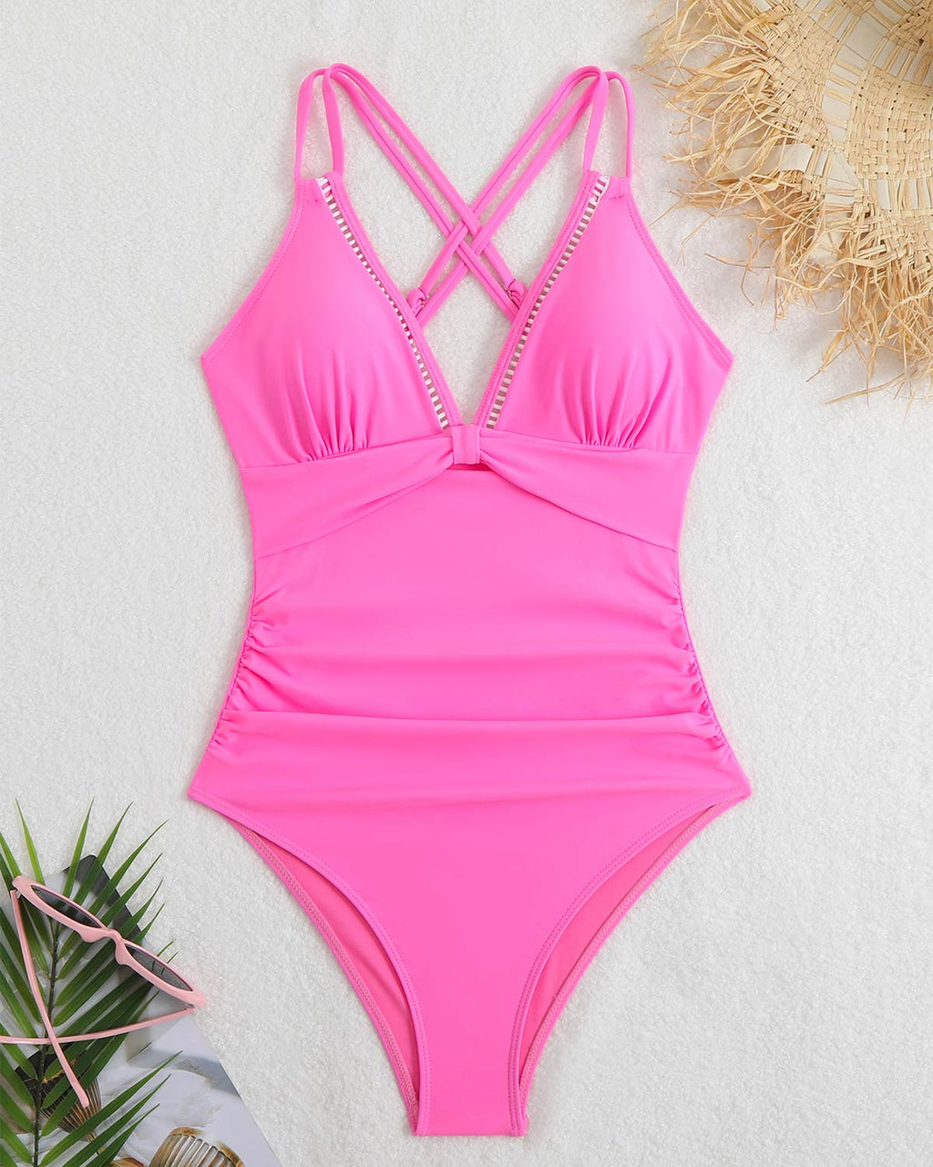 Solea Sculpt V-Neck One Piece Avila Swim Swimwear Beachwear