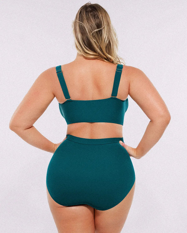 Talia Sculpt Bikini Top & High-Waist Bottom Set Avila Swim Swimwear Beachwear