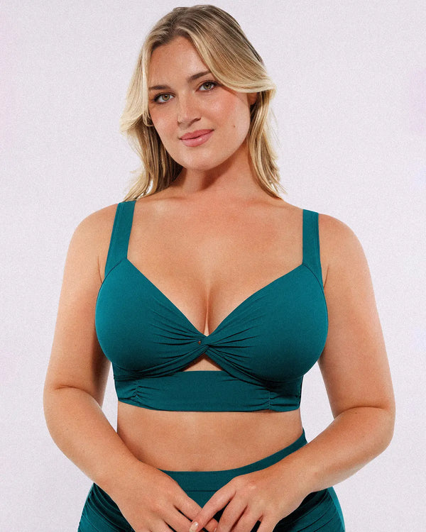 Talia Sculpt Bikini Top & High-Waist Bottom Set Avila Swim Swimwear Beachwear