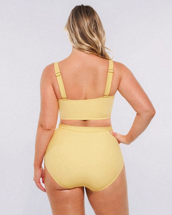 Talia Sculpt Bikini Top & High-Waist Bottom Set Avila Swim Swimwear Beachwear