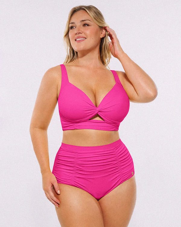 Talia Sculpt Bikini Top & High-Waist Bottom Set Avila Swim Swimwear Beachwear