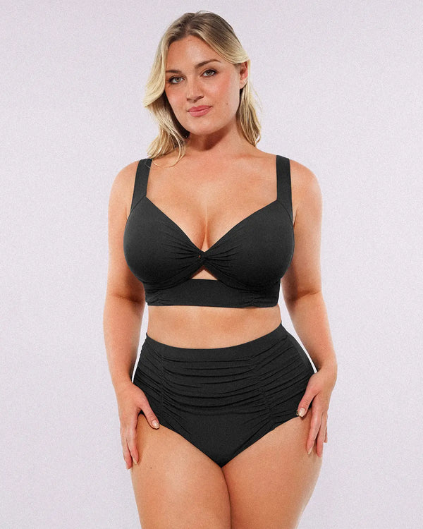 Talia Sculpt Bikini Top & High-Waist Bottom Set Avila Swim Swimwear Beachwear