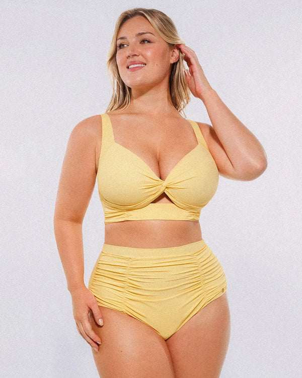 Talia Sculpt Bikini Top & High-Waist Bottom Set Avila Swim Swimwear Beachwear
