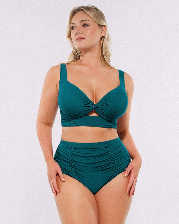 Talia Sculpt Bikini Top & High-Waist Bottom Set Avila Swim Swimwear Beachwear