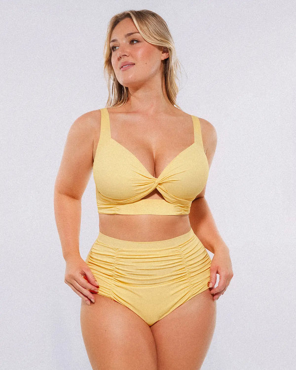 Talia Sculpt Bikini Top & High-Waist Bottom Set Avila Swim Swimwear Beachwear