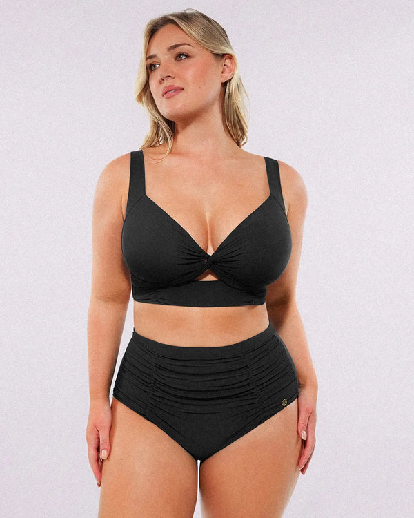 Talia Sculpt Bikini Top & High-Waist Bottom Set