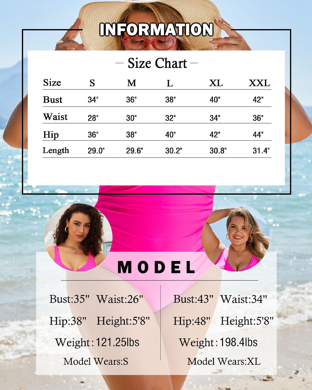 Tummy Control Ruched Slimming One Piece Avila Swim Swimwear Beachwear