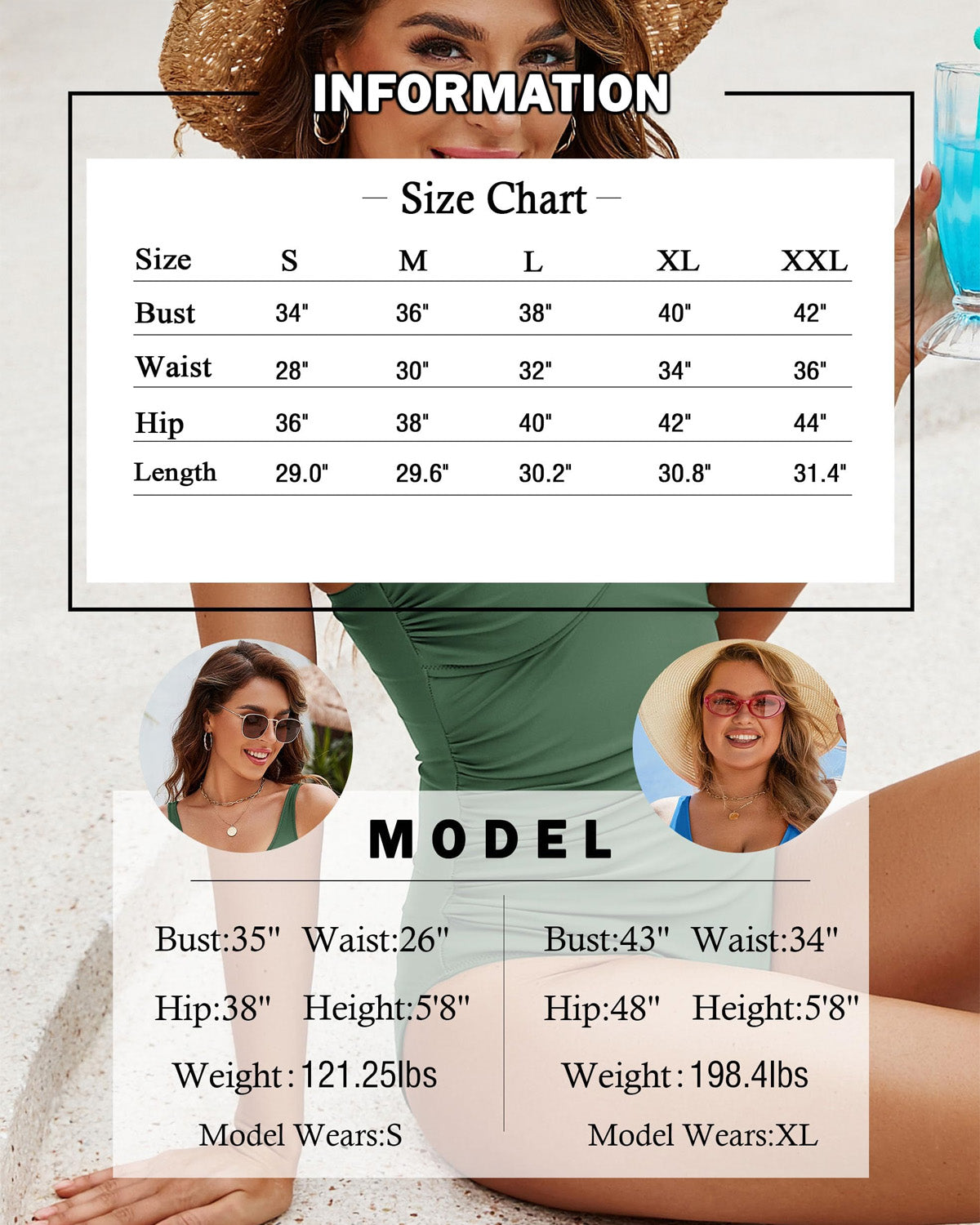 Tummy Control Ruched Slimming One Piece Avila Swim Swimwear Beachwear