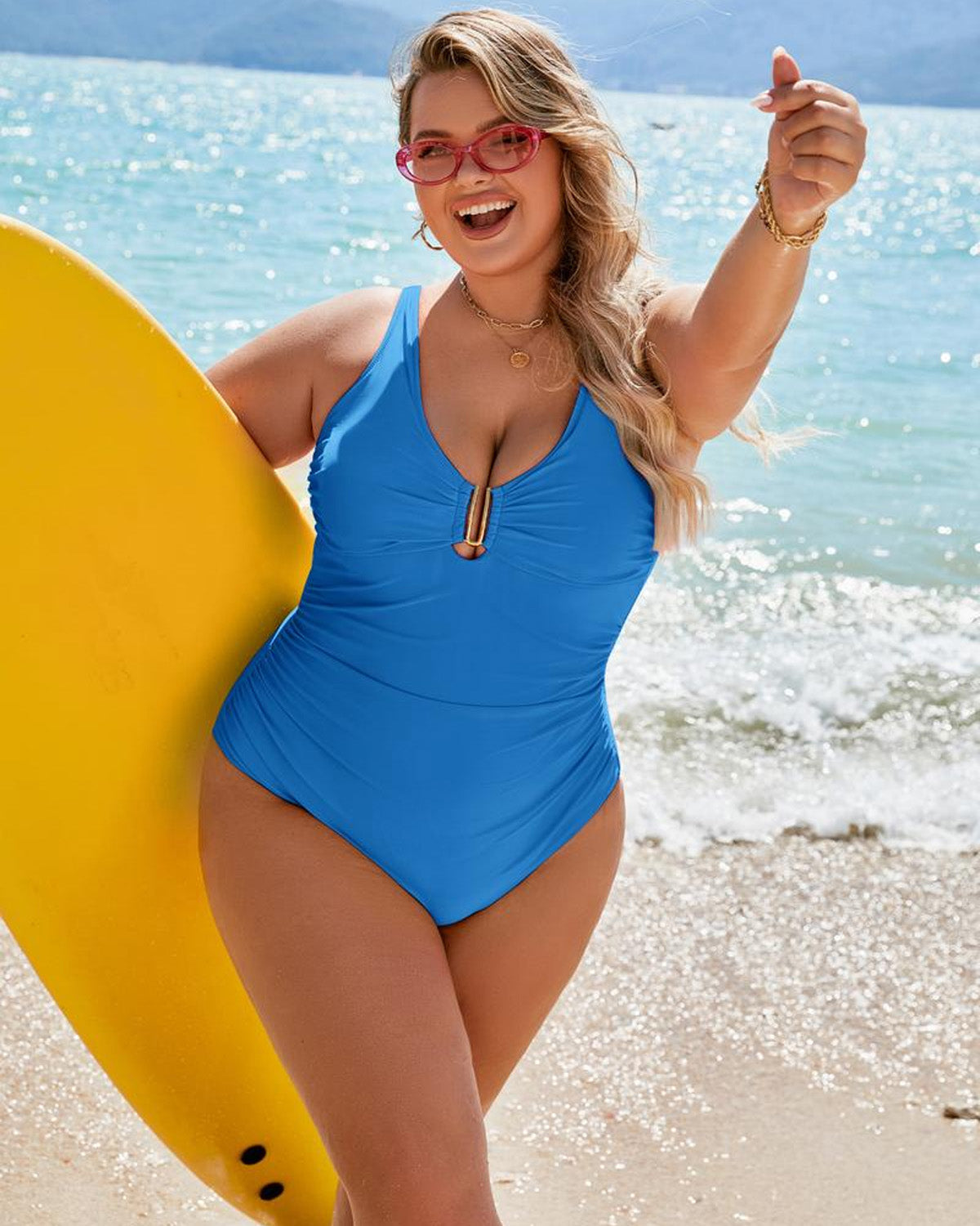 Tummy Control Ruched Slimming One Piece Avila Swim Swimwear Beachwear