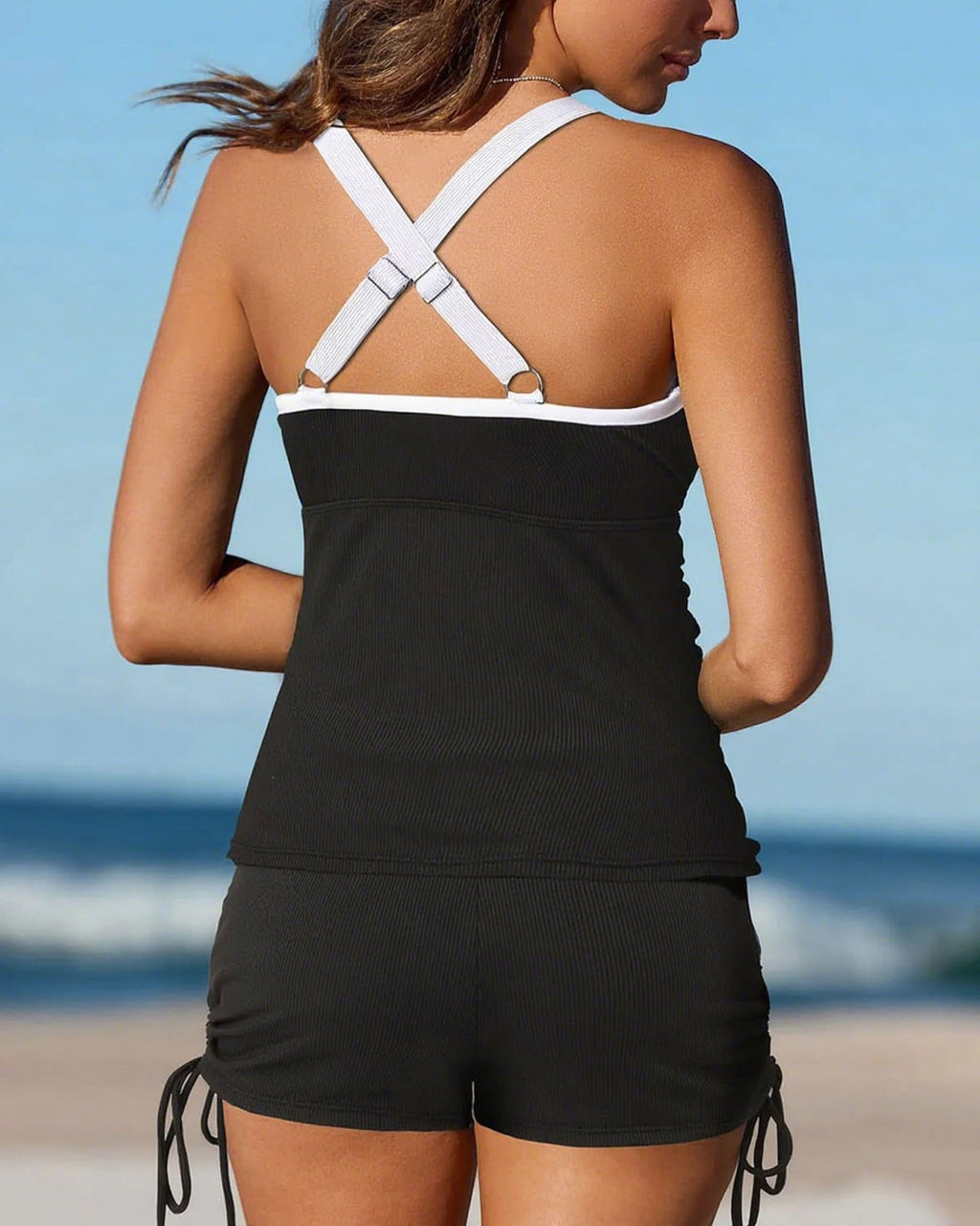 Tummy Control Two-Piece Tankini Top Avila Swim Swimwear Beachwear