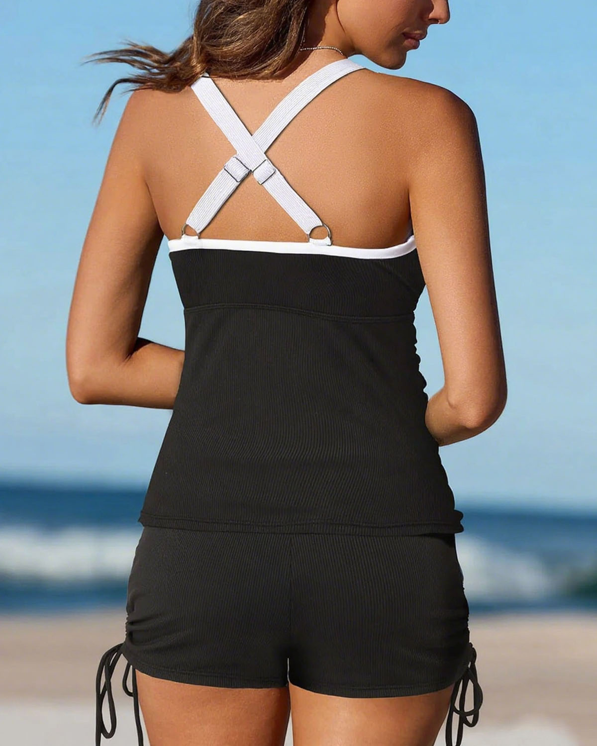 Tummy Control Two-Piece Tankini Top Avila Swim Swimwear Beachwear