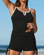 Tummy Control Two-Piece Tankini Top Avila Swim Swimwear Beachwear