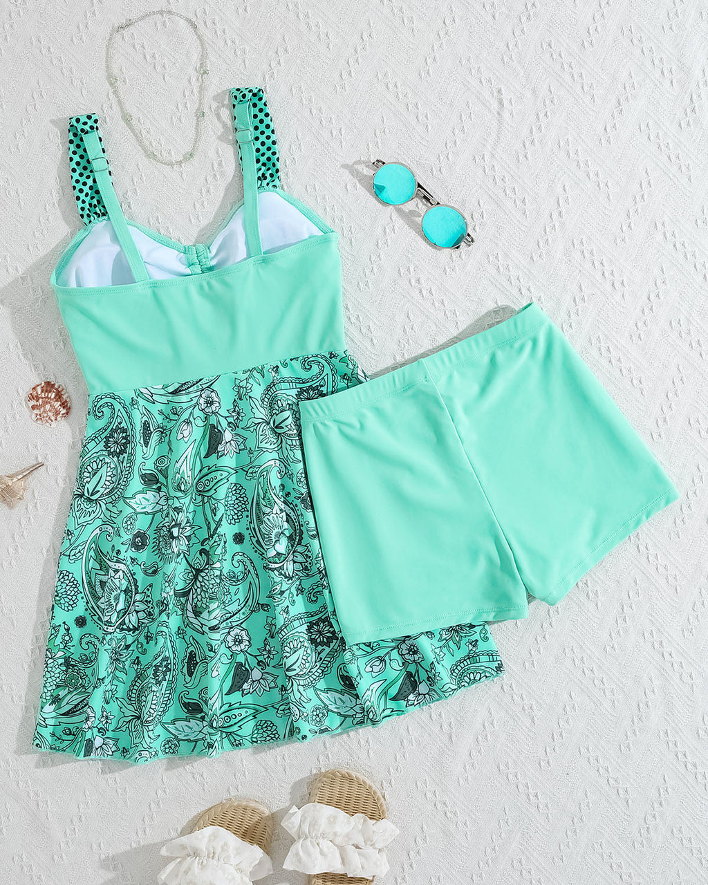 Two-Piece Tummy Control Tankini Avila Swim Swimwear Beachwear