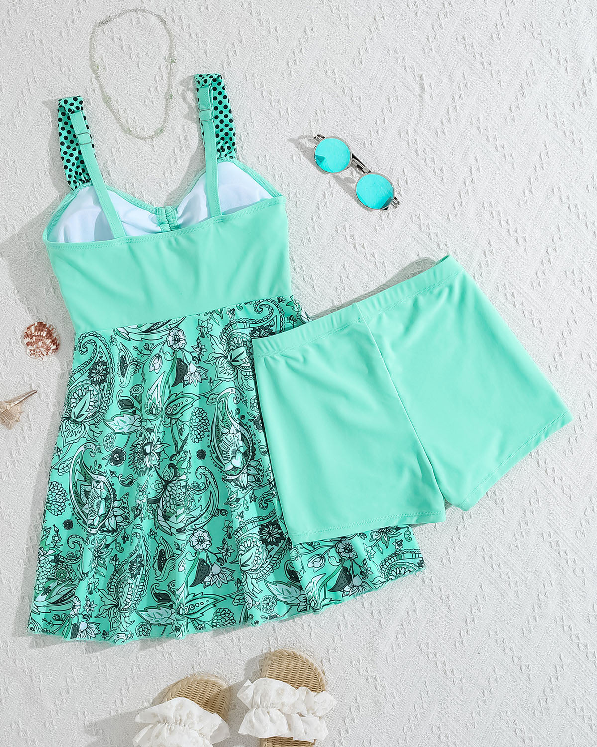 Two-Piece Tummy Control Tankini Avila Swim Swimwear Beachwear