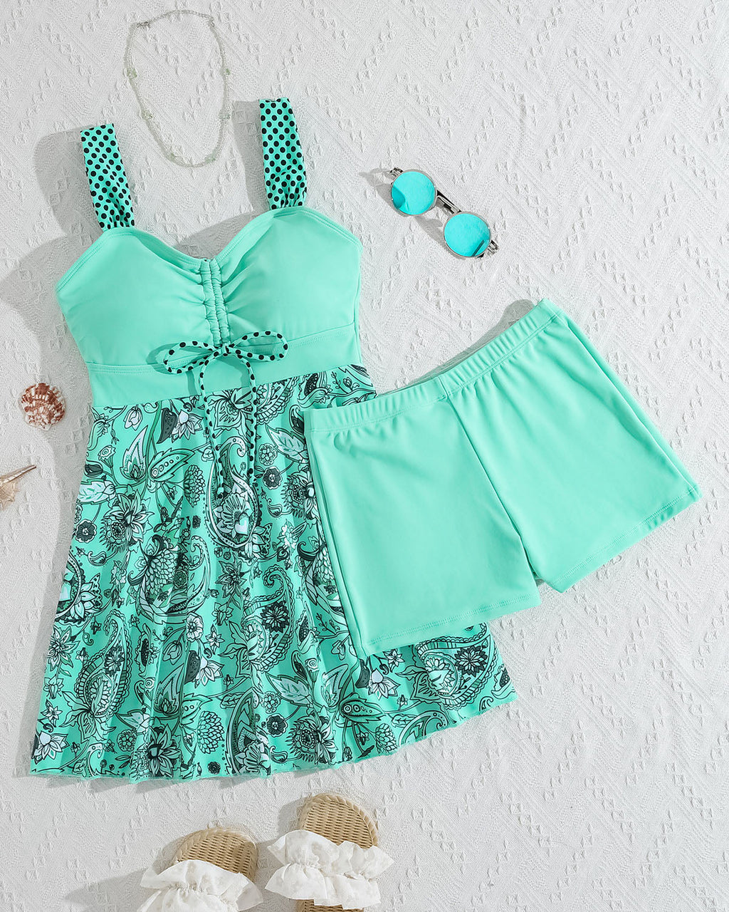 Two-Piece Tummy Control Tankini Avila Swim Swimwear Beachwear